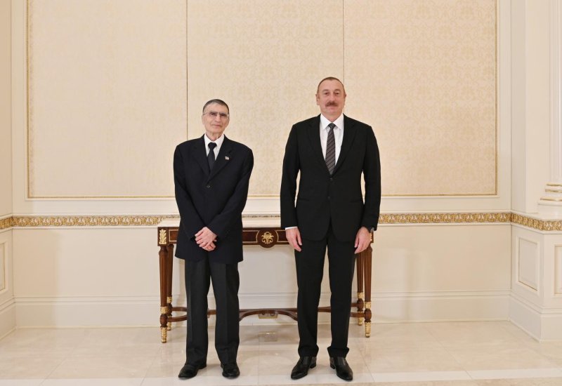 Nobel laureate Aziz Sancar thanks President Ilham Aliyev
