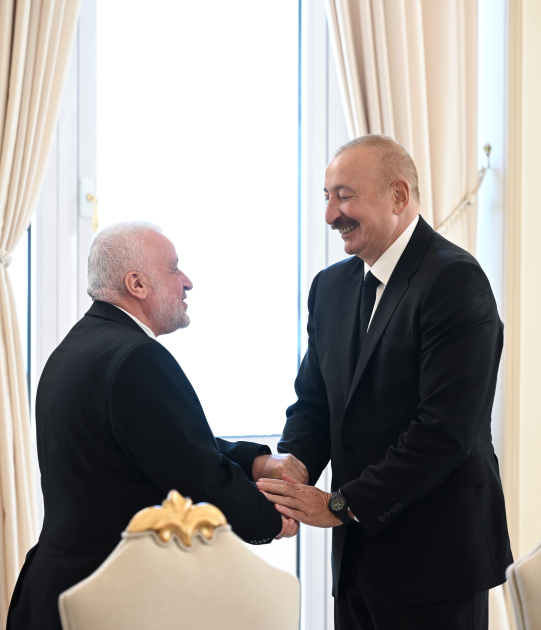 President Ilham Aliyev receives participants of international conferences held in Baku (PHOTO/VIDEO)