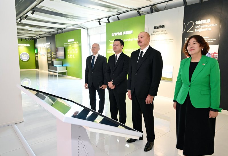 President Ilham Aliyev attends inauguration of “Gobustan” Solar Power Plant (PHOTO)