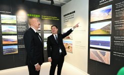 President Ilham Aliyev attends inauguration of “Gobustan” Solar Power Plant (PHOTO)