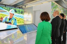 President Ilham Aliyev attends inauguration of “Gobustan” Solar Power Plant (PHOTO)