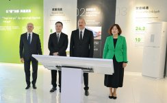 President Ilham Aliyev attends inauguration of “Gobustan” Solar Power Plant (PHOTO)