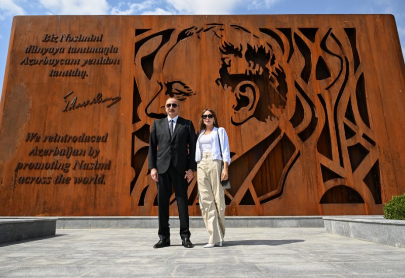 Footage of President Ilham Aliyev’s visit to Shamakhi with First Lady Mehriban Aliyeva posted on his social media (VIDEO)