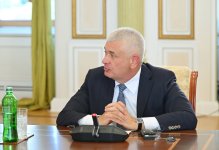 President Ilham Aliyev receives heads of security bodies of OTS member states (PHOTO)