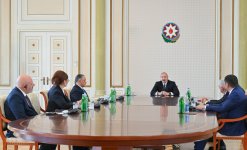 President Ilham Aliyev receives heads of security bodies of OTS member states (PHOTO)