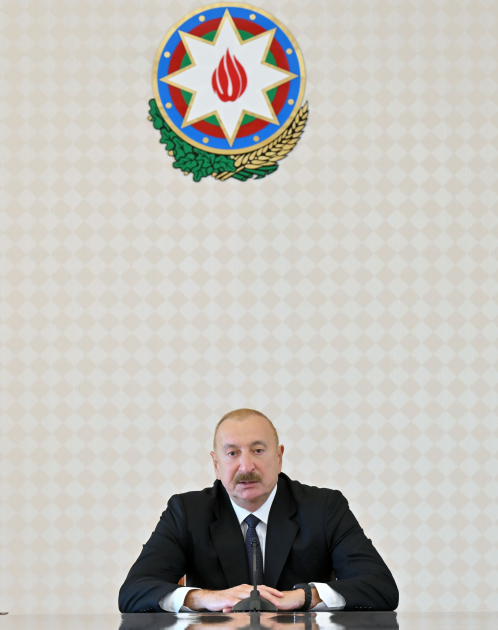 President Ilham Aliyev receives heads of security bodies of OTS member states (PHOTO)