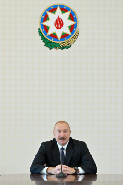 President Ilham Aliyev receives heads of security bodies of OTS member states (PHOTO)