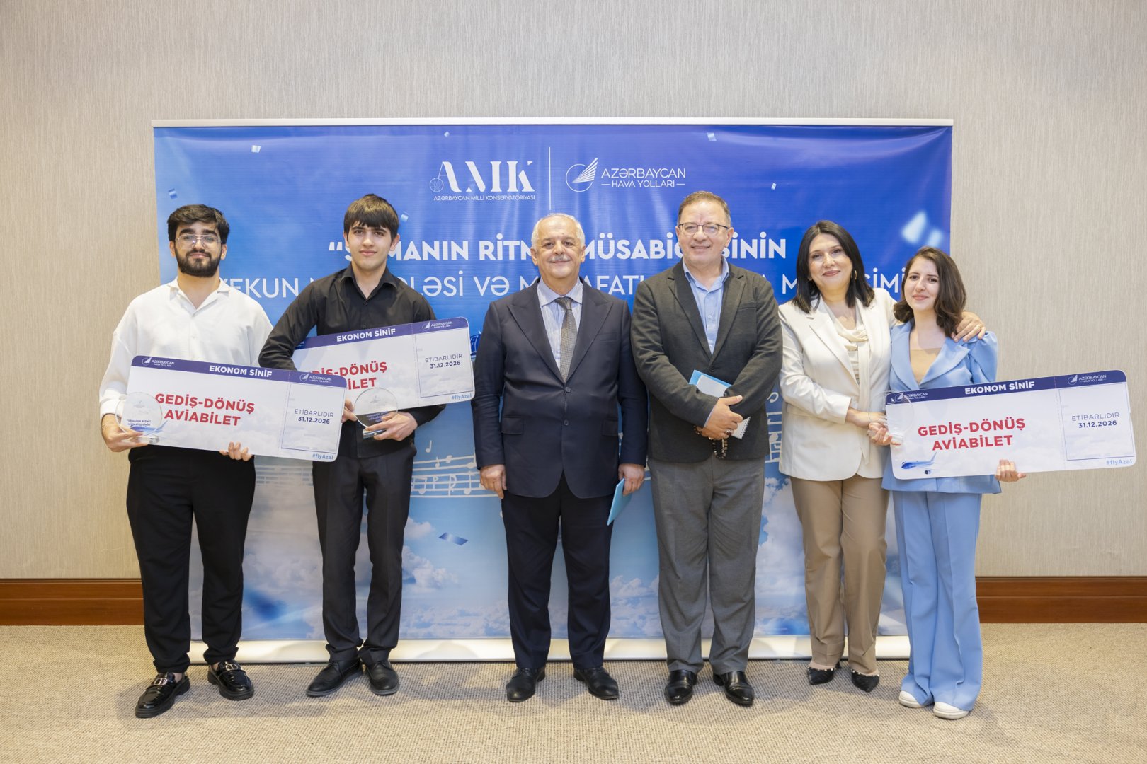 Azerbaijan Airlines and Azerbaijan National Conservatory hold music competition to mark National Music Day (PHOTO)