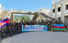 Azerbaijani service members participate in international competition in South Korea (PHOTO)