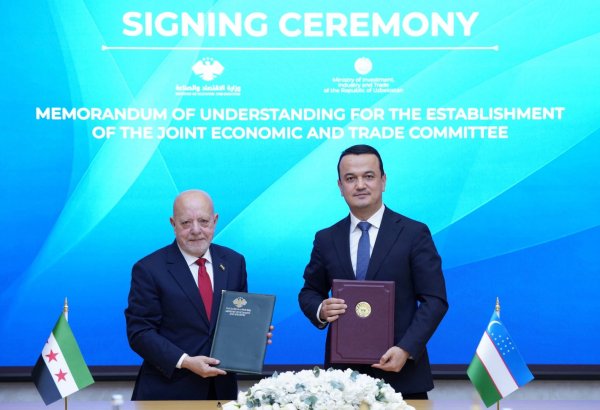 Uzbekistan, Syria sign deal to establish Joint Economic Committee