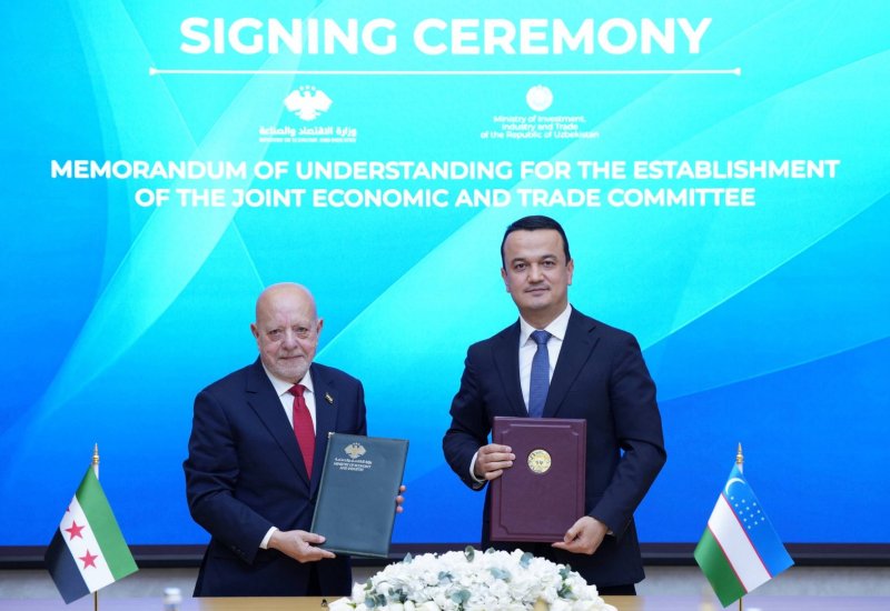 Uzbekistan, Syria sign deal to establish Joint Economic Committee