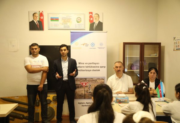 Azerbaijan's Aghdara hosts training to raise awareness of mine threats (PHOTO)