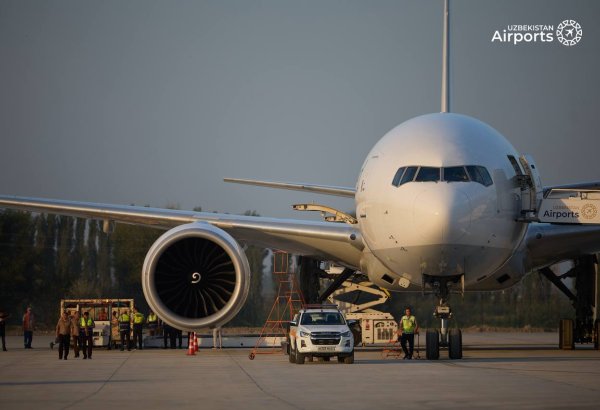 Uzbekistan's Andijan Airport handles Boeing 777 cargo flight for first time