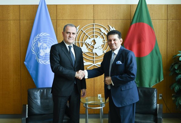 Azerbaijan’s Foreign Minister meets President of 81st UN General Assembly Session (PHOTO)