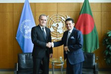 Azerbaijan’s Foreign Minister meets President of 81st UN General Assembly Session (PHOTO)