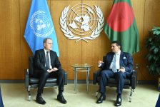 Azerbaijan’s Foreign Minister meets President of 81st UN General Assembly Session (PHOTO)