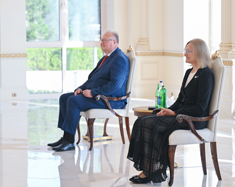 President Ilham Aliyev receives Estonia's newly appointed ambassador to Azerbaijan (PHOTO/VIDEO)