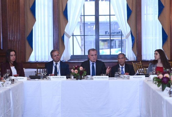 Jeyhun Bayramov outlines Azerbaijan’s strategic priorities at U.S. business roundtable (PHOTO)