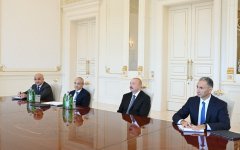 President Ilham Aliyev receives executives from Chinese and Italian companies (PHOTO)