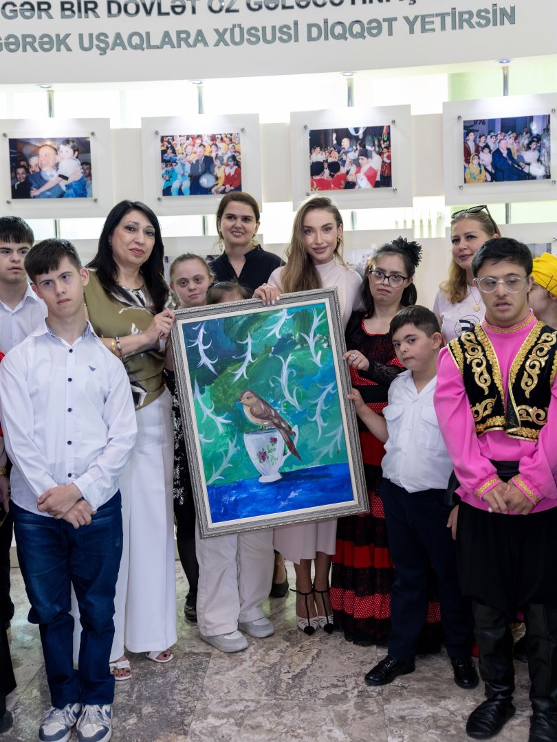 Alena Aliyeva visits center for children with special needs (PHOTO/VIDEO)