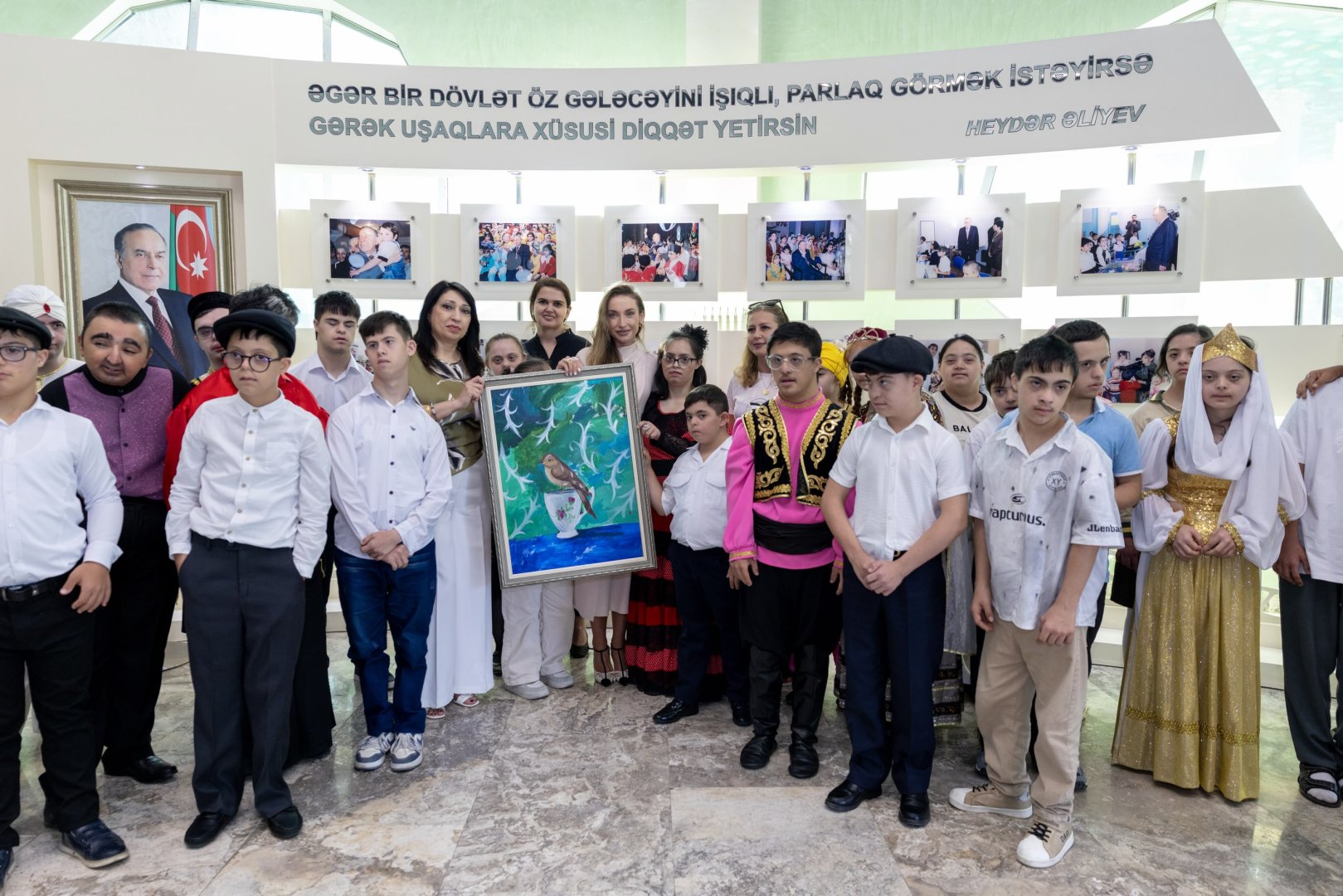 Alena Aliyeva visits center for children with special needs (PHOTO/VIDEO)