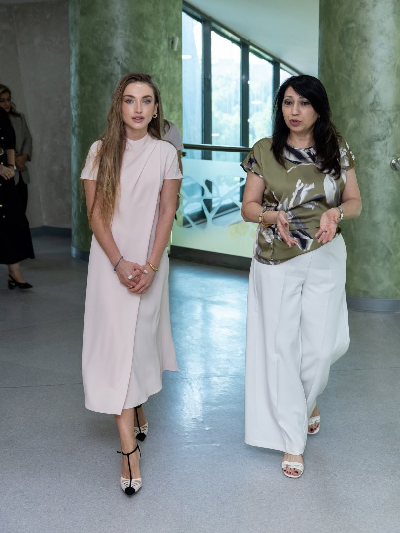 Alena Aliyeva visits center for children with special needs (PHOTO/VIDEO)
