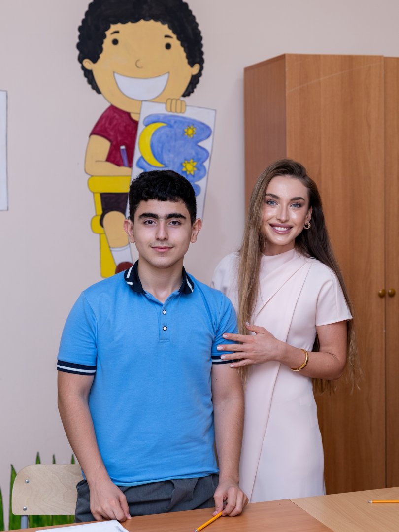 Alena Aliyeva visits Specialized Educational Institution No. 3 (PHOTO/VIDEO)