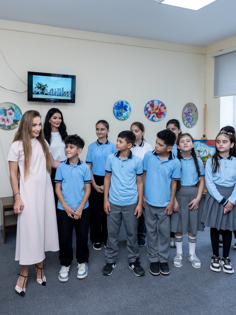 Alena Aliyeva visits Specialized Educational Institution No. 3 (PHOTO/VIDEO)