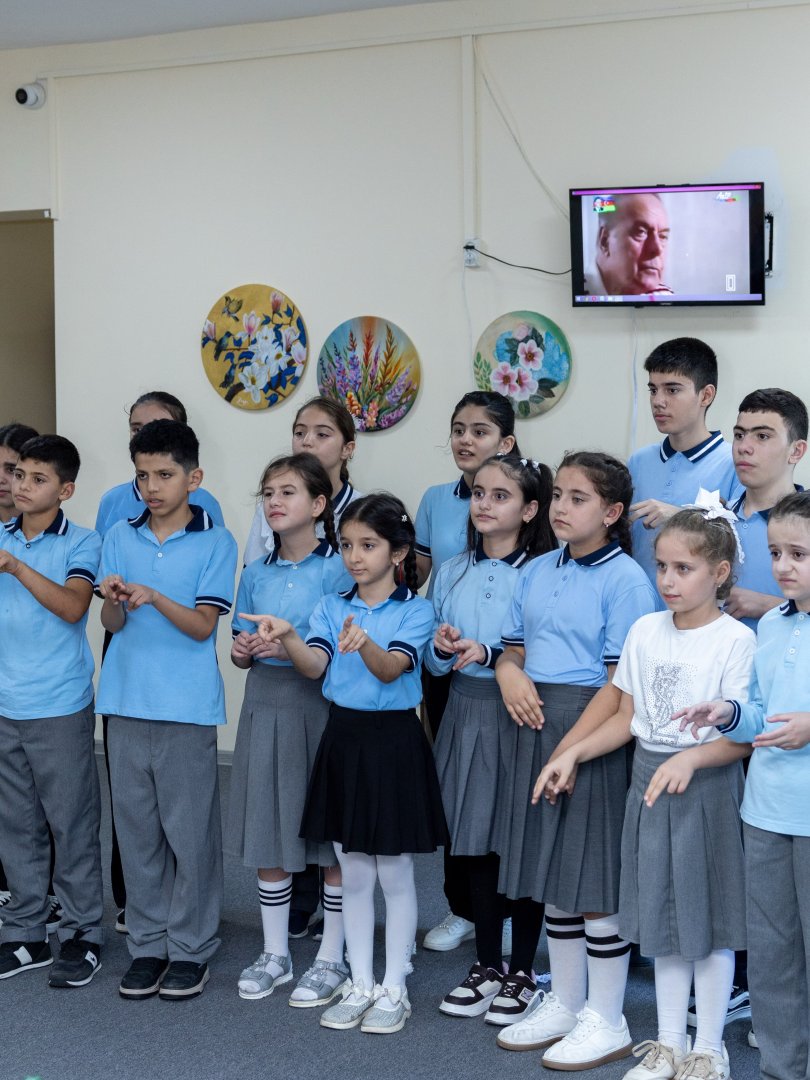 Alena Aliyeva visits Specialized Educational Institution No. 3 (PHOTO/VIDEO)