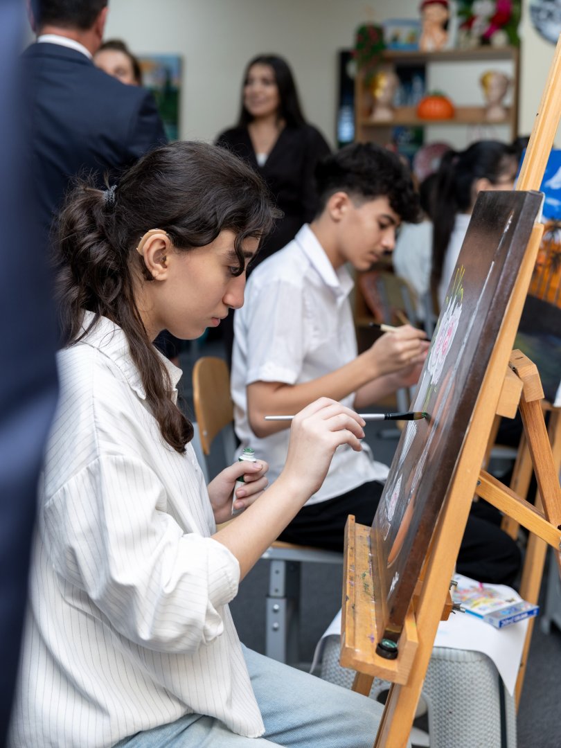 Alena Aliyeva visits Specialized Educational Institution No. 3 (PHOTO/VIDEO)