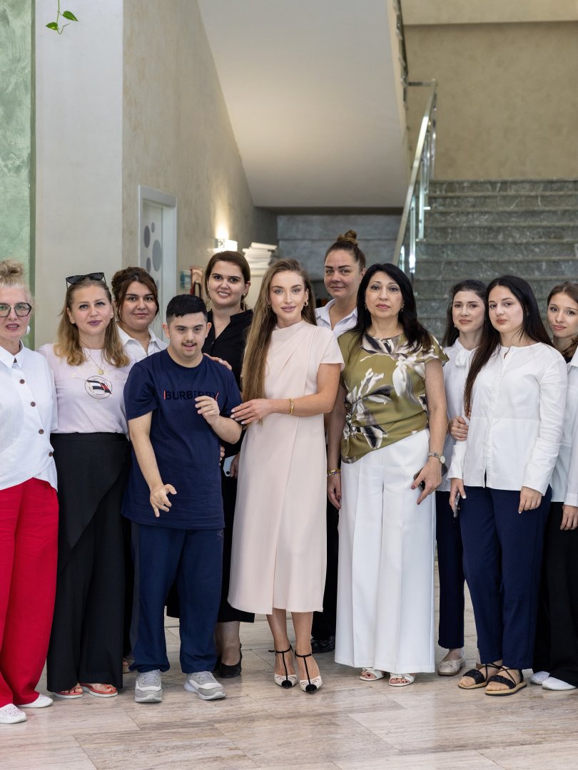 Alena Aliyeva visits center for children with special needs (PHOTO/VIDEO)