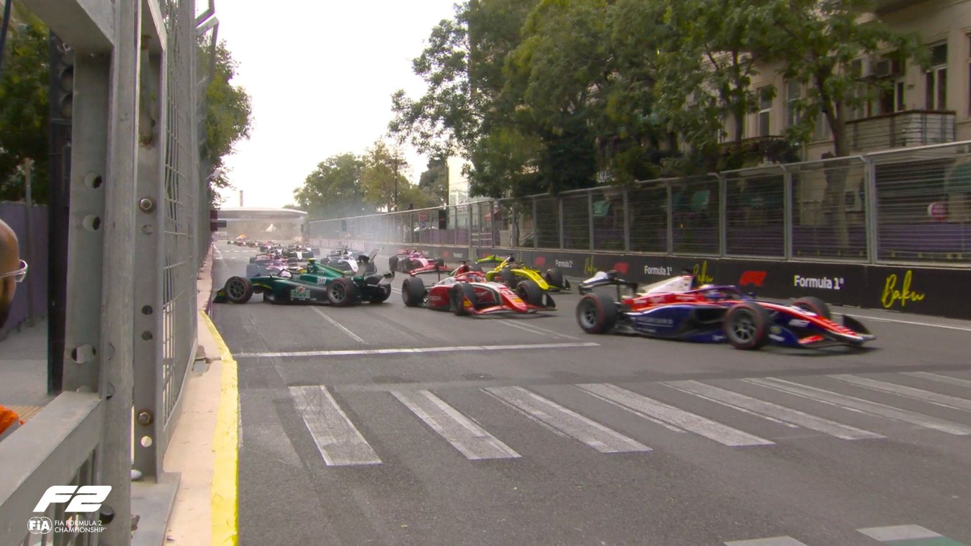 Formula 2 Sprint race gets underway (PHOTO)