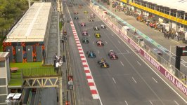 Formula 2 Sprint race gets underway (PHOTO)