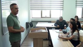 Meeting with Baku State University students held under project on foreign influence and fake news (PHOTO/VIDEO)