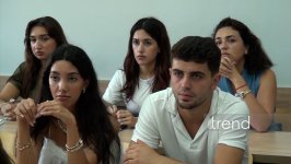 Meeting with Baku State University students held under project on foreign influence and fake news (PHOTO/VIDEO)