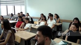 Meeting with Baku State University students held under project on foreign influence and fake news (PHOTO/VIDEO)