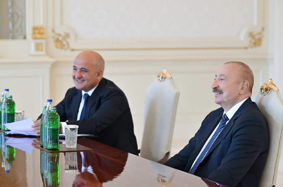 President Ilham Aliyev receives head of Global Infrastructure Partners (PHOTO)