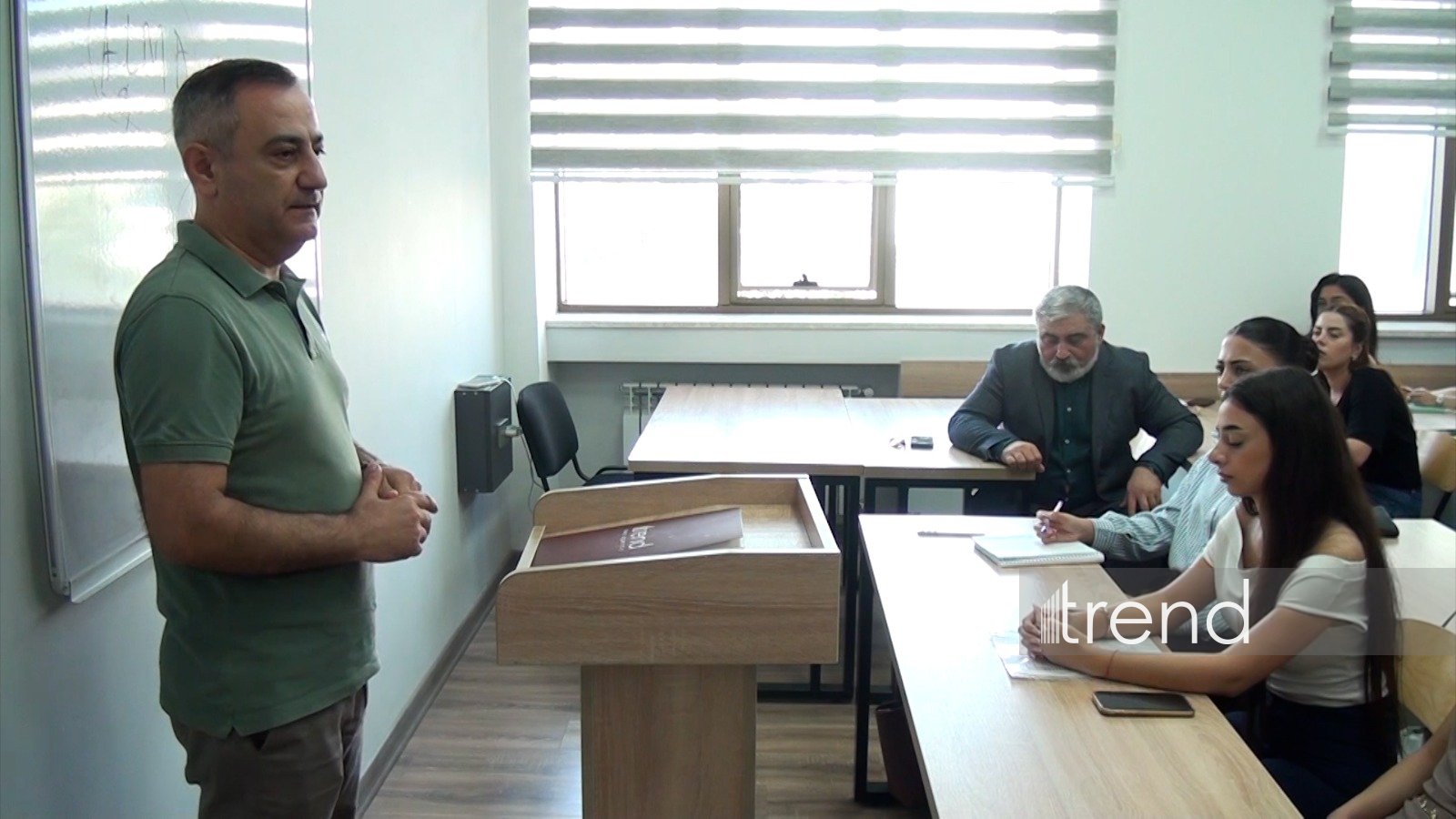 Meeting with Baku State University students held under project on foreign influence and fake news (PHOTO/VIDEO)