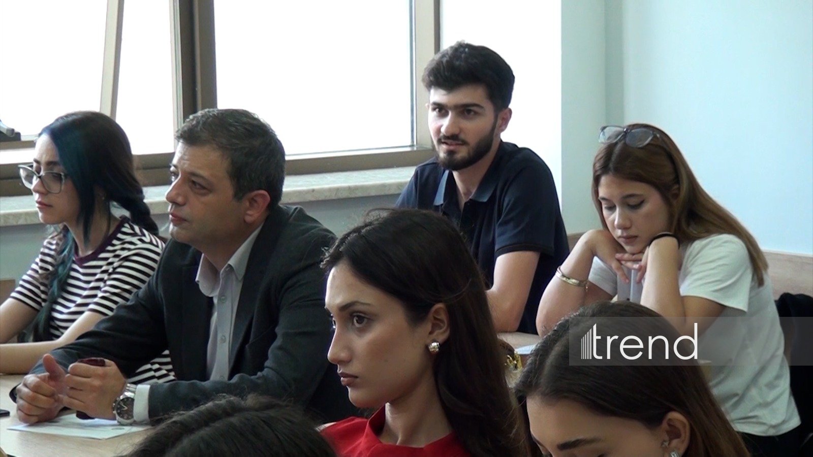 Meeting with Baku State University students held under project on foreign influence and fake news (PHOTO/VIDEO)