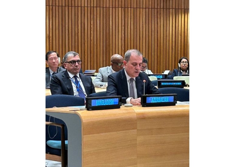 Azerbaijani FM addresses high-level meeting marking 5th anniversary of Global Development Initiative
