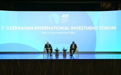 President Ilham Aliyev attends event held as part of 2nd Azerbaijan International Investment Forum (LIVE/PHOTO)