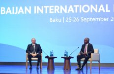 President Ilham Aliyev attends event held as part of 2nd Azerbaijan International Investment Forum (LIVE/PHOTO)