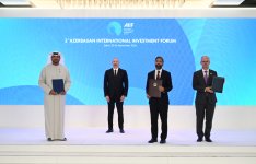 Documents signed on sidelines of Second Azerbaijan International Investment Forum exchanged (PHOTO)