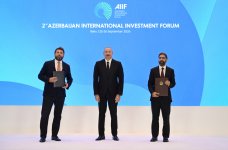 Documents signed on sidelines of Second Azerbaijan International Investment Forum exchanged (PHOTO)