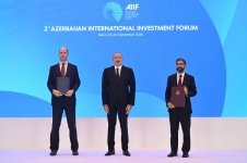 Documents signed on sidelines of Second Azerbaijan International Investment Forum exchanged (PHOTO)