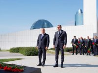 Heads of the State Security Service and Foreign Intelligence Service visit Victory Park (PHOTO)