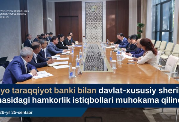 Uzbekistan, ADB discuss accelerating PPP projects
