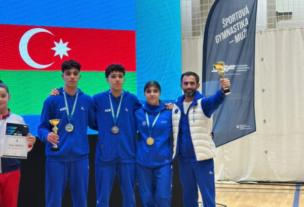 Azerbaijani gymnasts secure multiple medals in Bratislava (PHOTO)