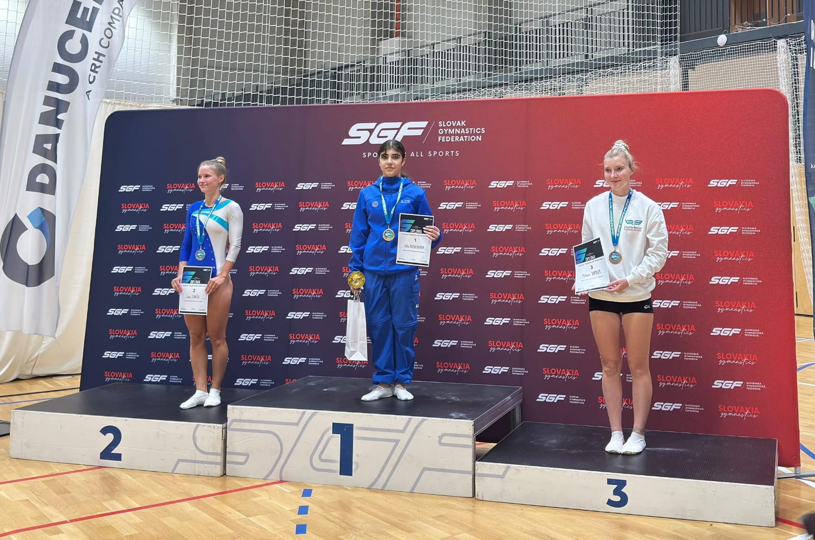 Azerbaijani gymnasts secure multiple medals in Bratislava (PHOTO)