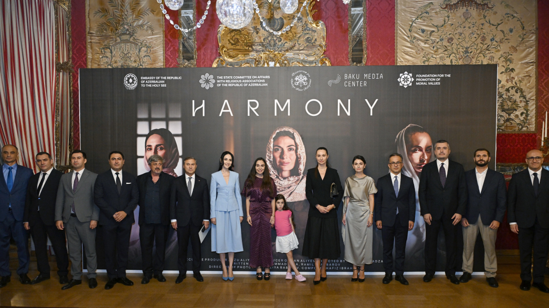 Leyla Aliyeva attends presentation of "Harmony" documentary (PHOTO)